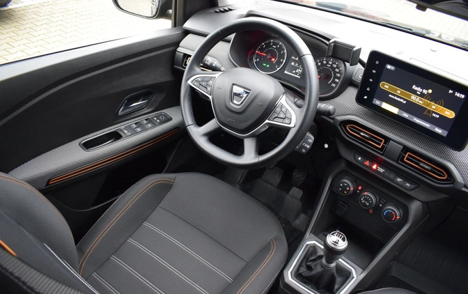 Dacia Sandero Stepway cena 69900 przebieg: 13300, rok produkcji 2022 z Zawadzkie małe 436